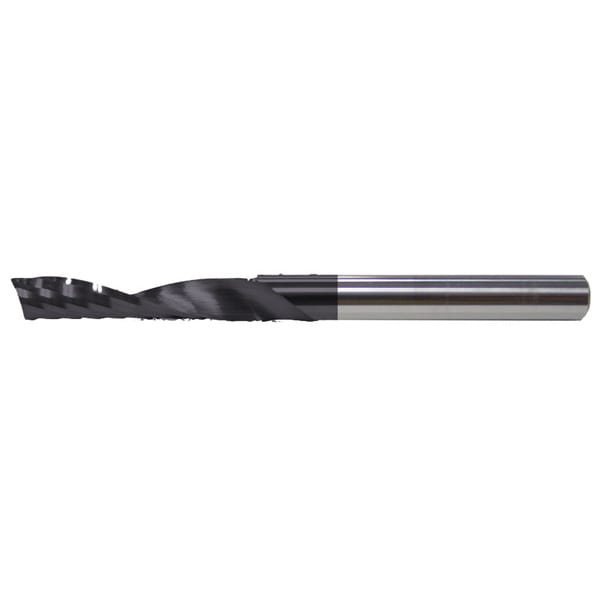 1/2x1x1/2x3 1FL Upcut O-Flute Xtreme Crescent End Router, PowerAt
